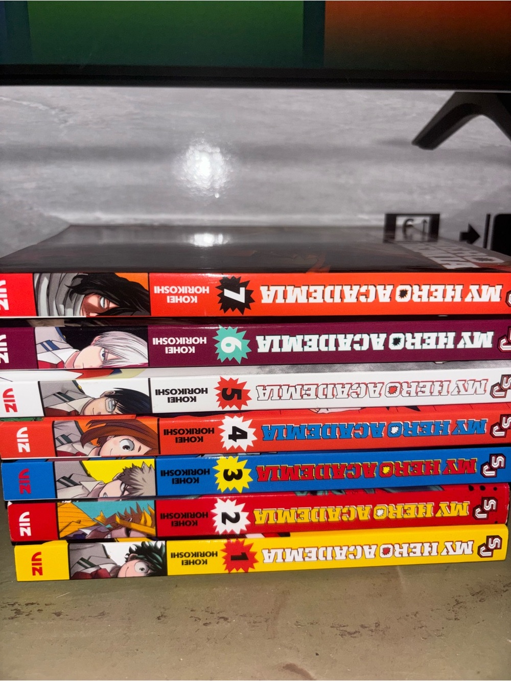 New My Hero Academia Manga Volumes 1-9 Set Lot VIZ Media Shonen Jump